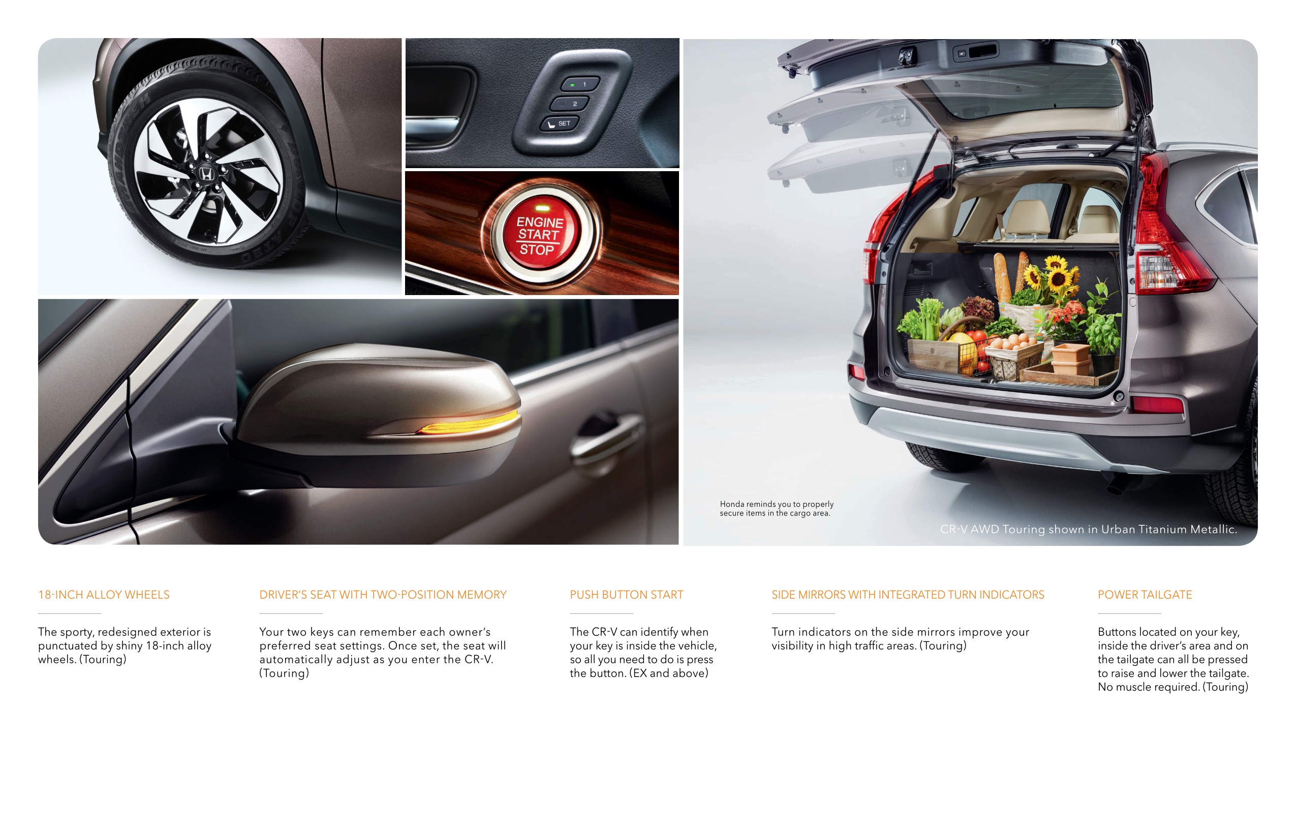 2015 Honda CR-V Brochure Page 15